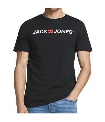 T-shirt Noir Homme Jack & Jones Neck