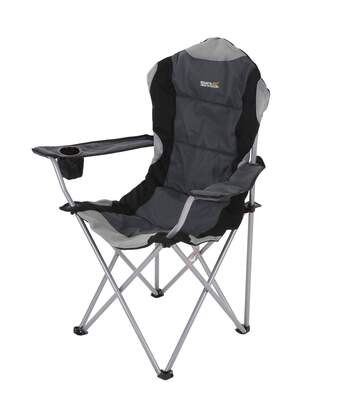 Regatta Great Outdoors Kruza Camping Chair (Black/Seal Grey) (One Size) - UTRG1660