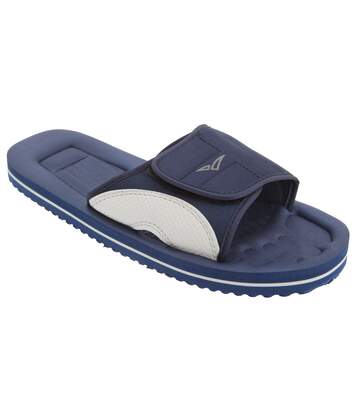 PDQ - Claquettes - Homme (Bleu marine/Gris) - UTDF615