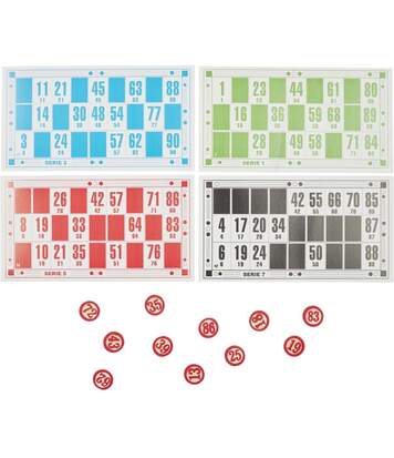 Jeu de loto 48 grilles 90 jetons