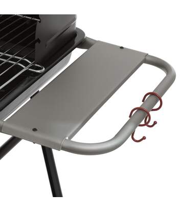 Barbecue à charbon Azur L. 53 x l. 38 cm Noir | Atlas Barbecue à charbon Azur L. 53 x l. 38 cm Noir Noir