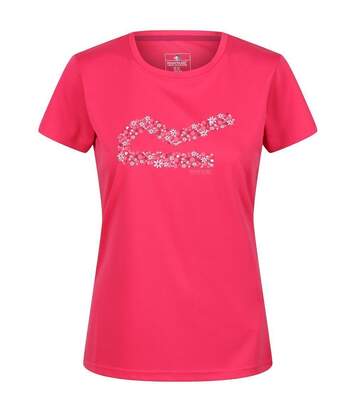 Regatta - T-shirt FINGAL - Femme (Rose vif) - UTRG7112