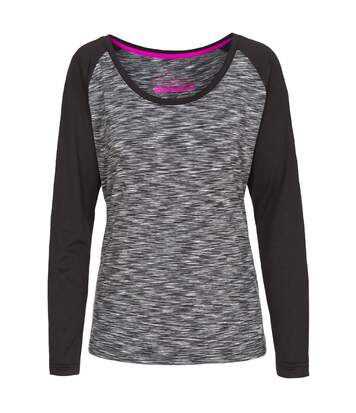 Trespass - T-shirt de sport à manches longues MISO - Femme (Gris marne) - UTTP3636