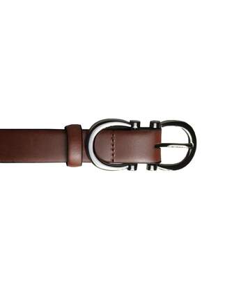Eastern Counties Leather - Ceinture En Cuir Avec Boucle - Femme (Marron) - UTEL243