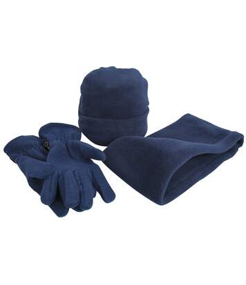 Result - Ensemble bonnet, gants et tour de cou polaires - Homme (Bleu marine) - UTRW3228