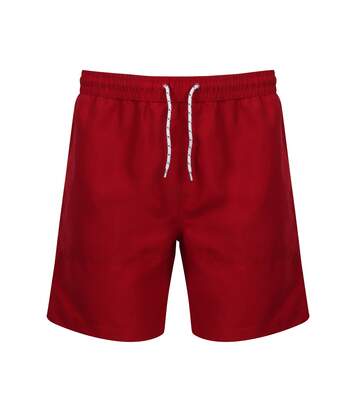 Front Row Mens Board Shorts (Vintage Red/Vintage Red) - UTPC3154