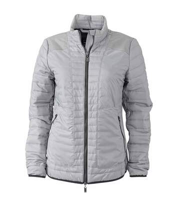 Doudoune Veste Legere Femme Jn1111 Gris Argent Atlas For Men