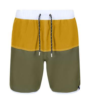 Regatta Mens Benicio Swim Shorts (Capulet/Yellow) - UTRG7217