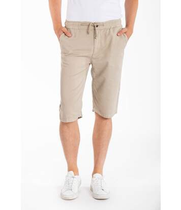 Bermuda coton lin MANNY KAKI