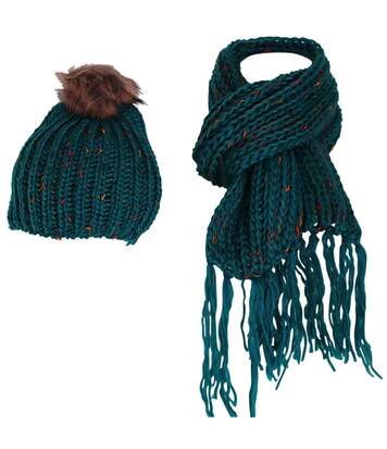 Ensemble écharpe bonnet  MANCORA