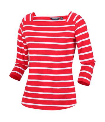 Regatta - T-shirt POLEXIA - Femme (Rouge / Blanc) - UTRG6921