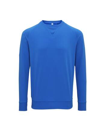 Asquith & Fox Mens Coastal Vintage Wash Loop Back Sweatshirt (Palace Blue) - UTRW6240