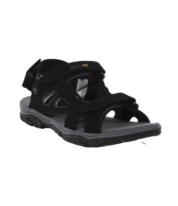 Regatta Mens Holcombe Vent Sandals (Black/Granite) - UTRG4090