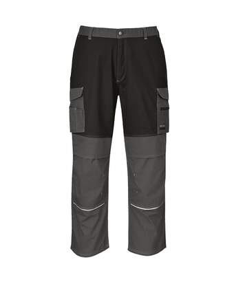 Portwest Mens Granite Work Trousers (Grey/Black) - UTRW8095