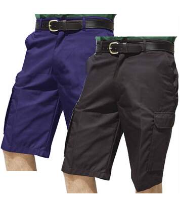 Navy blue cargo hot sale work shorts