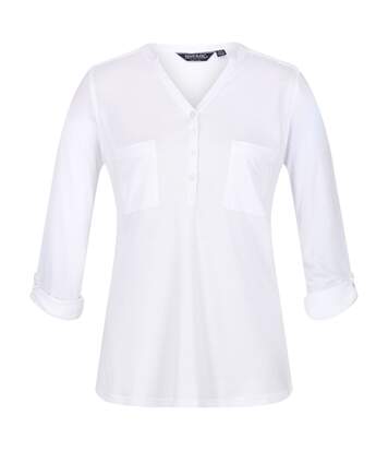 Regatta - Haut boutonné FFLUR - Femme (Blanc) - UTRG7137
