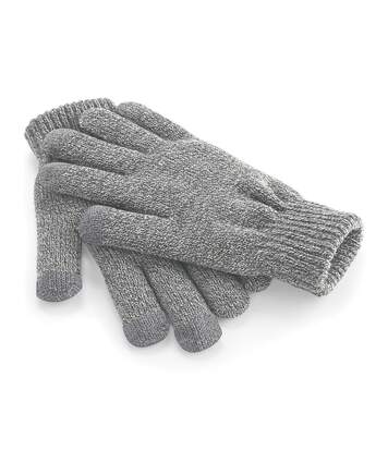 Beechfield - Gants compatibles smartphones, appareils à écran tactile - Adulte unisexe (Gris) - UTRW253