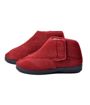 CHARENTAISE Femme Pantoufle FEUTRINE SCRATCH K88R3 BORDEAUX