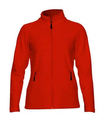 Gildan Hammer Womens/Ladies Micro Fleece Jacket (Red) - UTPC3987
