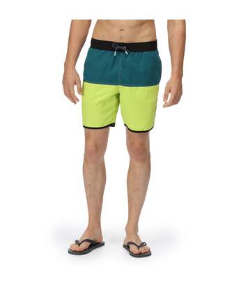 Regatta Mens Benicio Swim Shorts (Bright Kiwi/Pacific Green) - UTRG7217