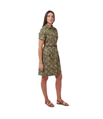 Craghoppers Womens/Ladies NosiLife Savannah Shirt Dress (Mid Khaki Print) - UTCG1057