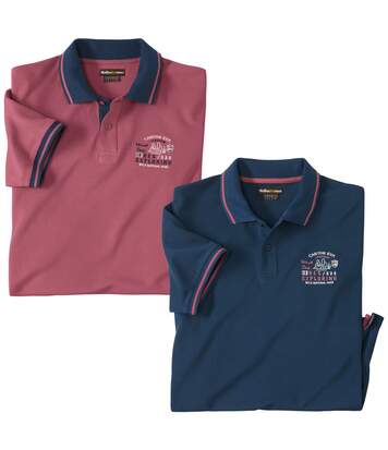 Lot de 2 Polos Maille Piquée West Corp 