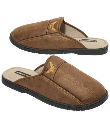 

Домашние Тапочки с Подкладкой из Флиса, Коричневый, Домашние Тапочки с Подкладкой из Флиса