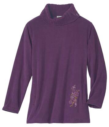 women's shawl neck jumper